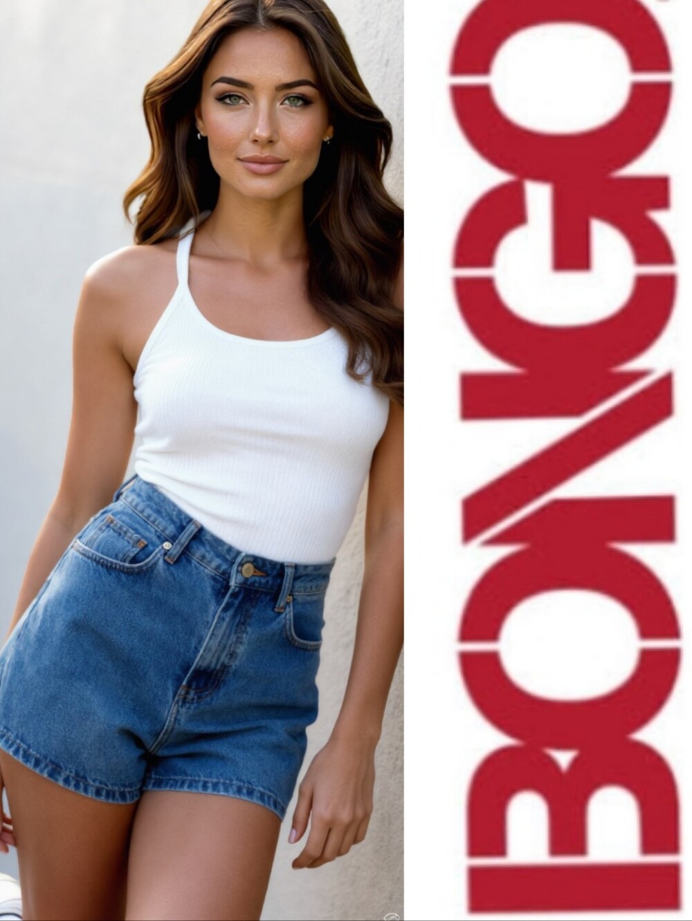 VTG Bongo 80s 90s Cotton High Waisted denim Jean shorts High Rise EUC Y2K RARE 9